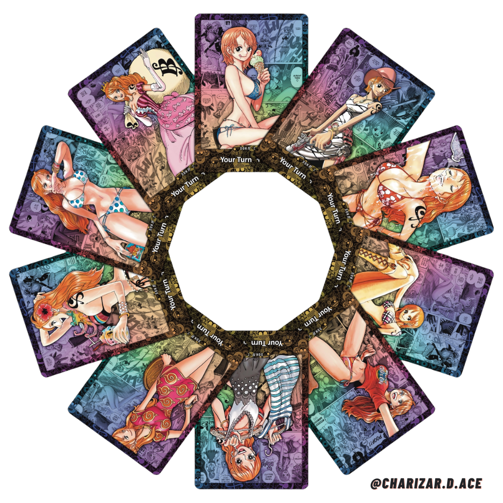 Complete DON!! SET Nami - 10 Different Cards