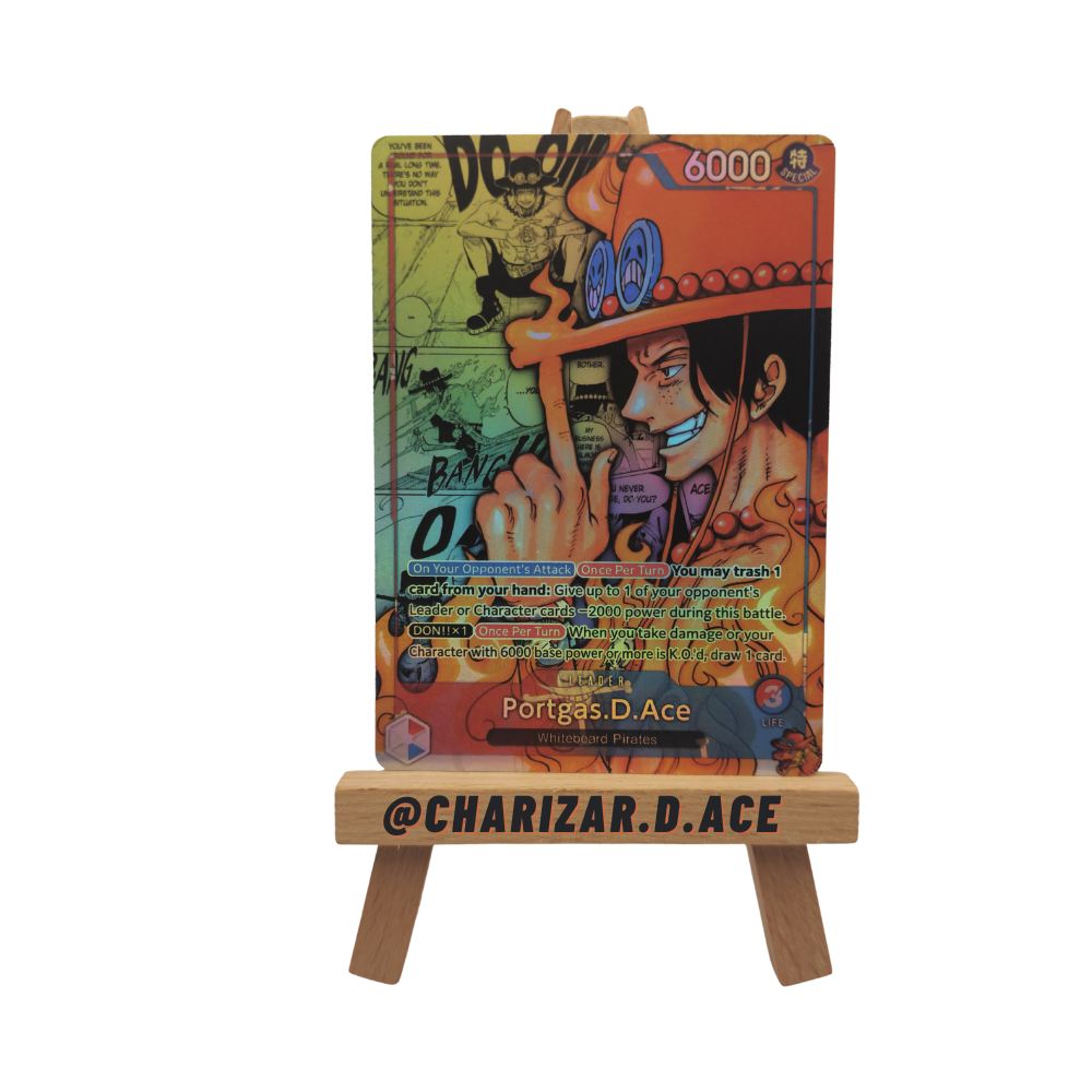 Custom Card Portgas.D.Ace OP13-002